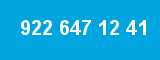 922 647 12 41 922 647 12 41
